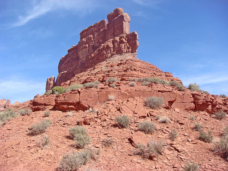 Monumen Valley, Rock, Formasi, formasi batuan, batuan, colorado, amerika serikat, amerika, lanskap, monumen lembah navajo taman suku