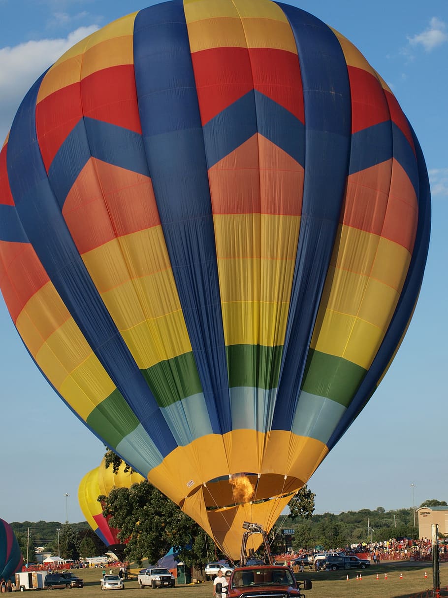 balloon, canton, hall of fame, hot Air Balloon, flying, sky, adventure, air Vehicle, multi Colored, air