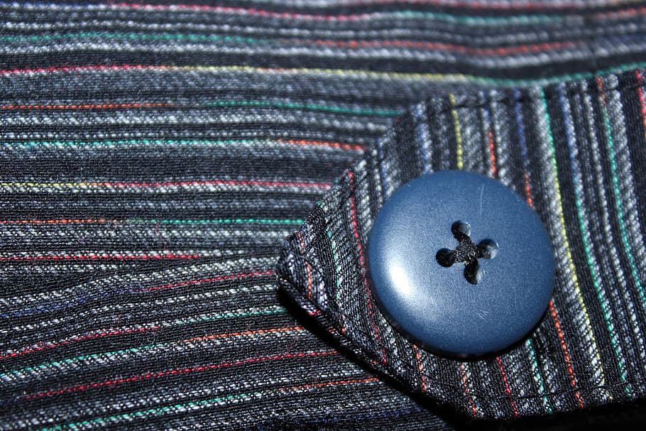 button, stripe, cloth, textile, object, blue button, jeans, denim, blue, clothing