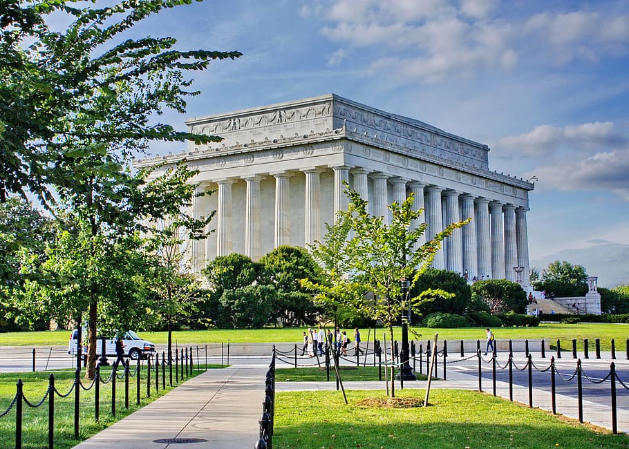Lincoln, memorial, DC, Estados Unidos, arquitectura, Washington, gobierno, histórico, historia, estatua