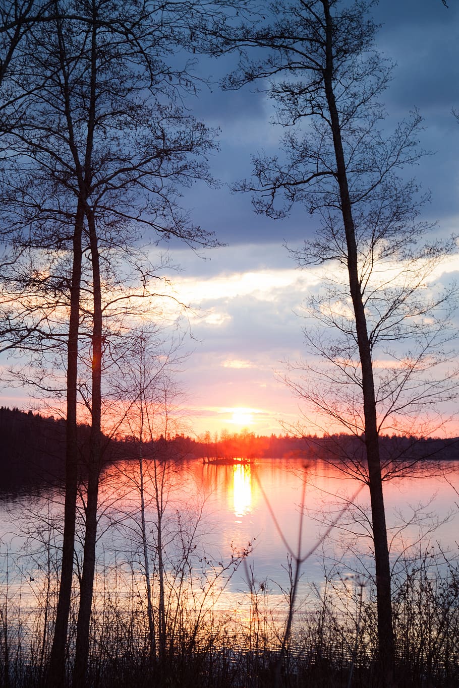 Puesta de sol, naturaleza, Finlandia, paisaje, agua, paisajes, hermoso, hermoso paisaje, paisaje al atardecer, playa
