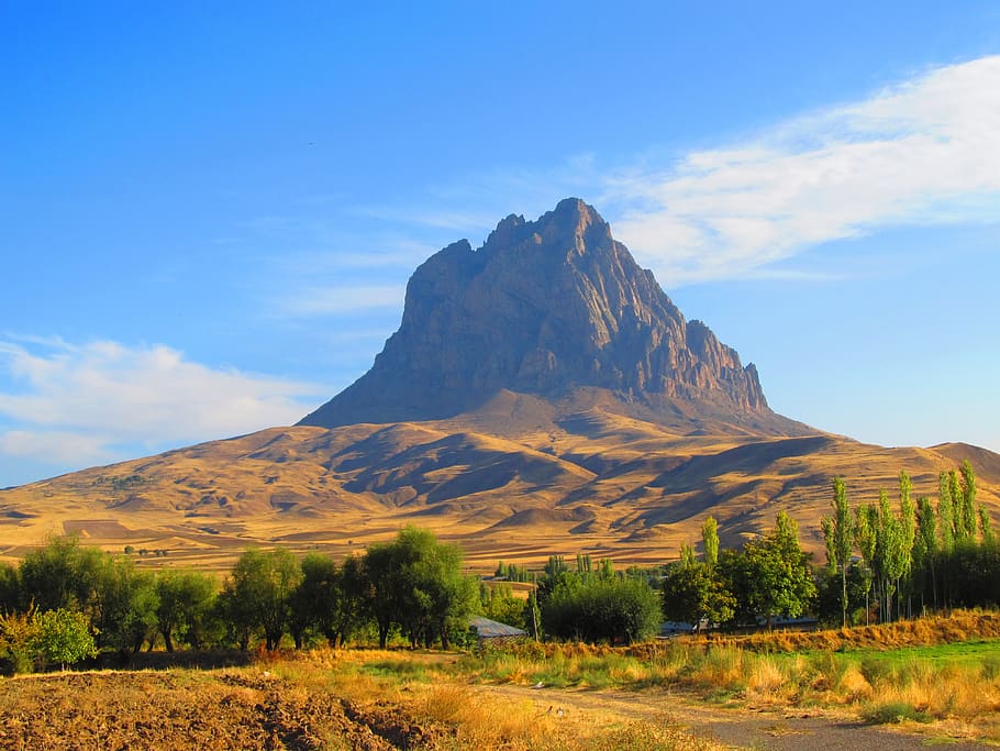 azerbaiyán, la naxciva, ilandag, cielo, pintorescos - naturaleza, escena tranquila, montaña, belleza en la naturaleza, tranquilidad, paisaje
