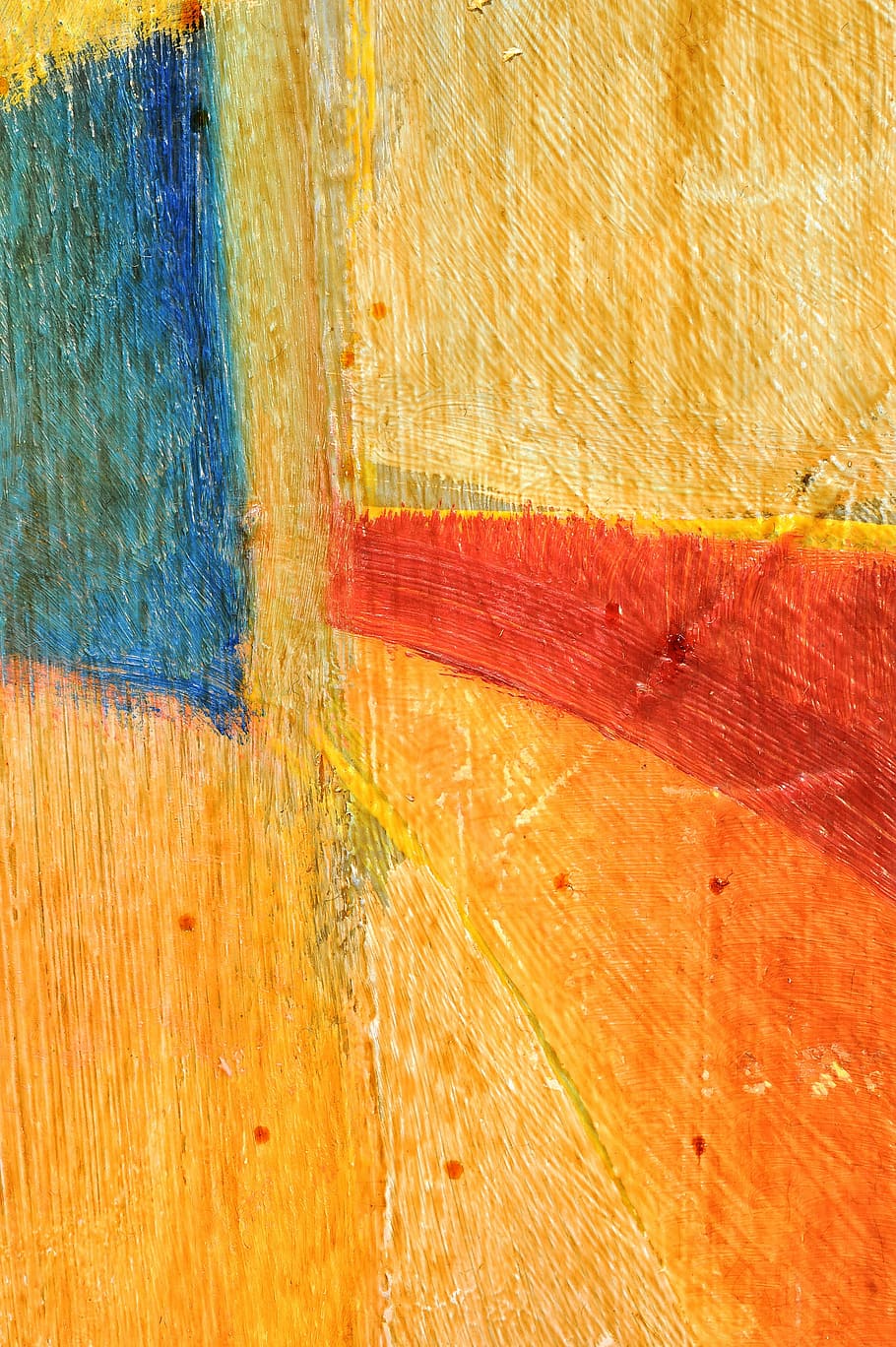 yellow, multicolored, abstract, painting, the framework, drawing, color, texture, paint, wall
