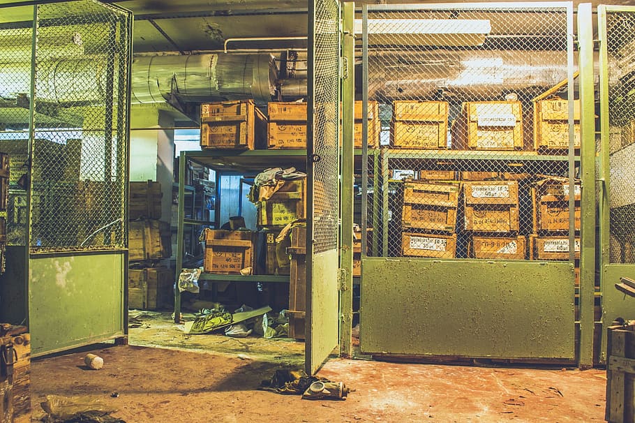 bunker, the abandoned, boxes, gas masks, digging, gp-4, gp-5, gp-7, factory, industry