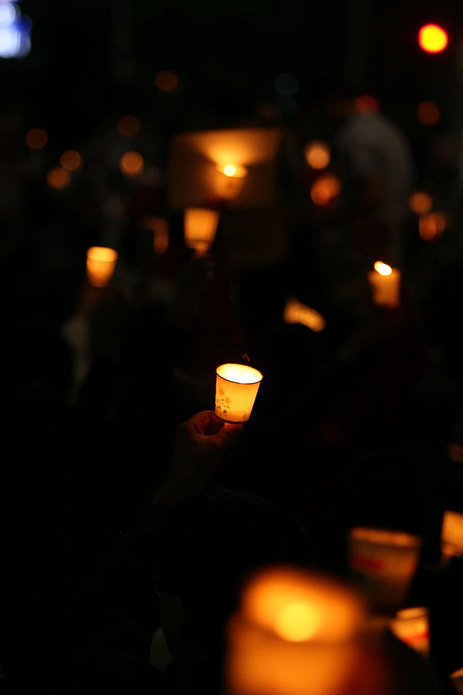 Candlelight, Korea, Cheonggye, Square, cheonggye square, grief, candle, light, memory, illuminated