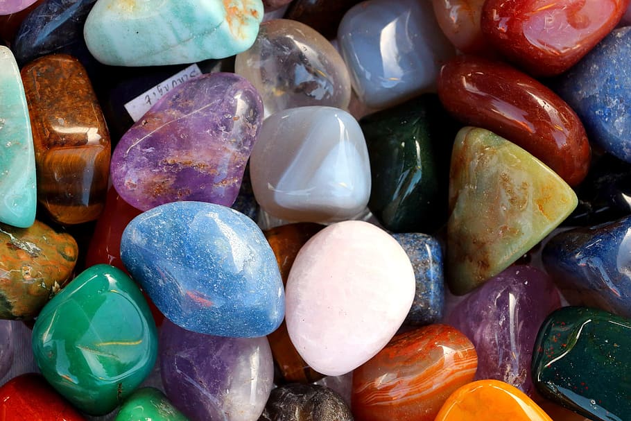 cerrado, foto, multicolor, guijarros, piedras, gemas, minerales, piedras semipreciosas, brillantes, joyas