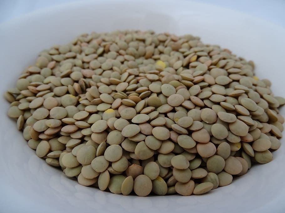 green, beige, squash seed, round, white, ceramic, bowl, lentils, food, nutrition