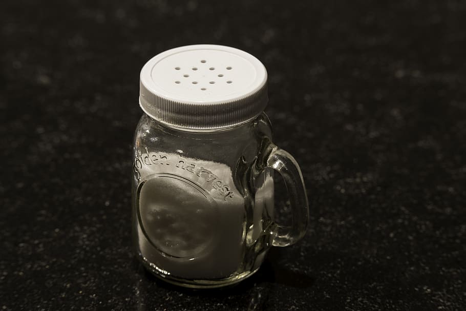 salt, shaker, spices, cooking, still life, container, food and drink, close-up, high angle view, salt - seasoning