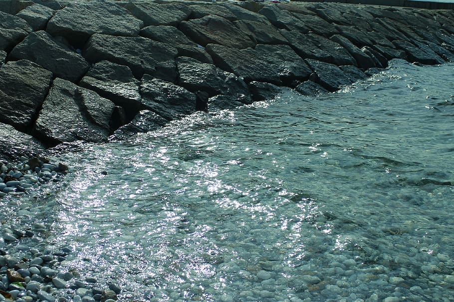 mar, superficie del agua, ishigaki, agua, roca, naturaleza, nadie, día, belleza en la naturaleza, sólido