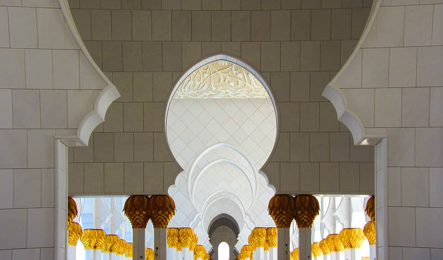 architectural, photography, white, building, interior, sheikh zayed mosque, mosque, abu dhabi, uae, emirates