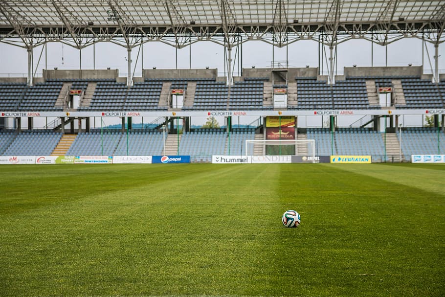 the ball, stadion, football, the pitch, grass, game, sport, match, stadium, sports Venue