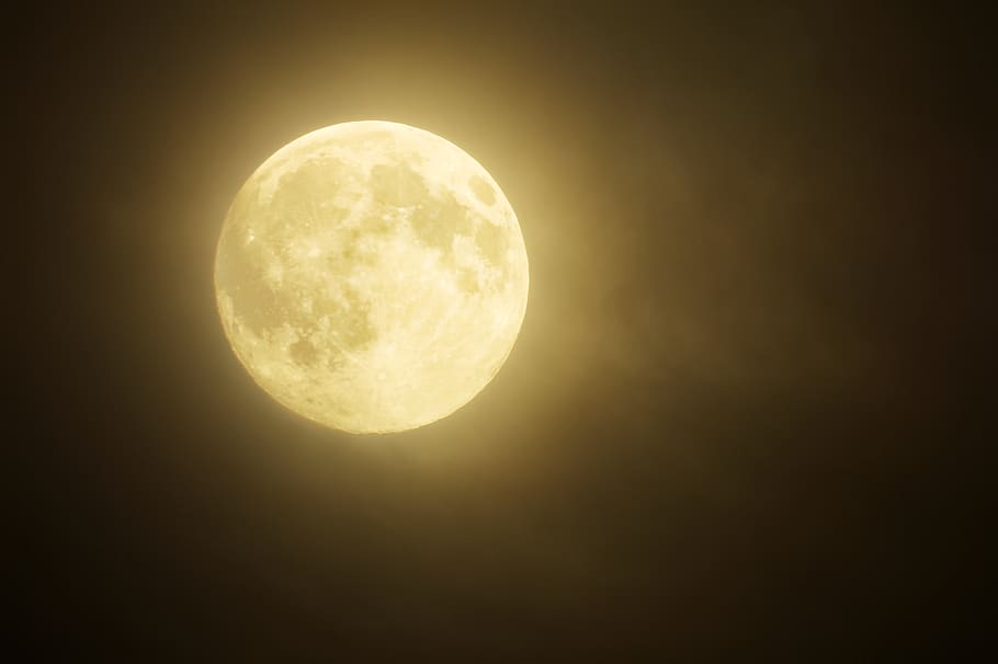 full moon, moon, night, moonlight, atmosphere, supermoon, sky, space, astronomy, beauty in nature