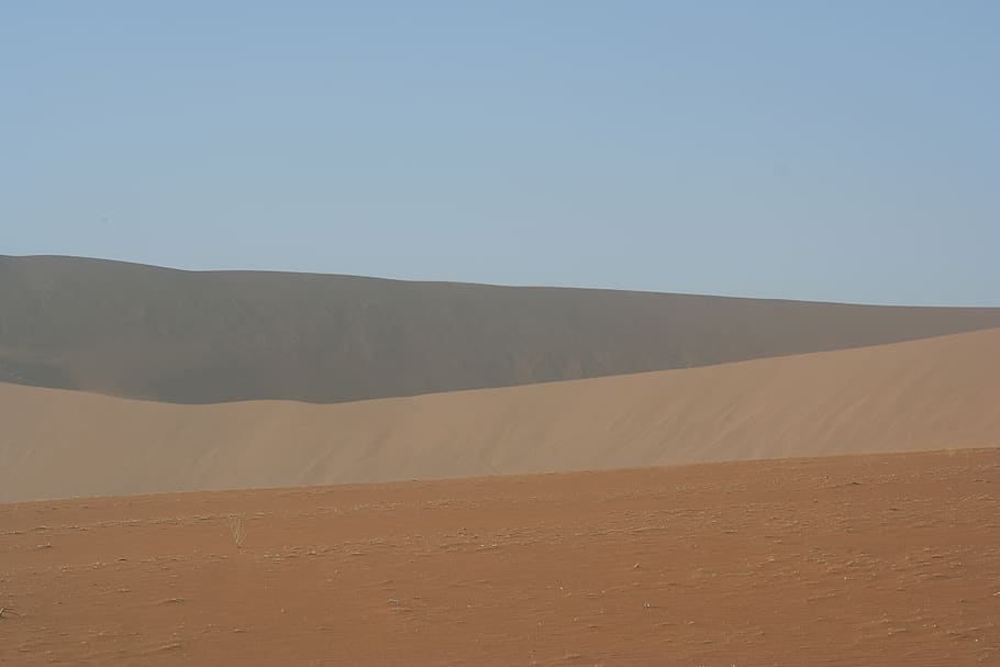 dune, dunes, desert, landscape, abstract, namibia, africa, yellow, orange, red