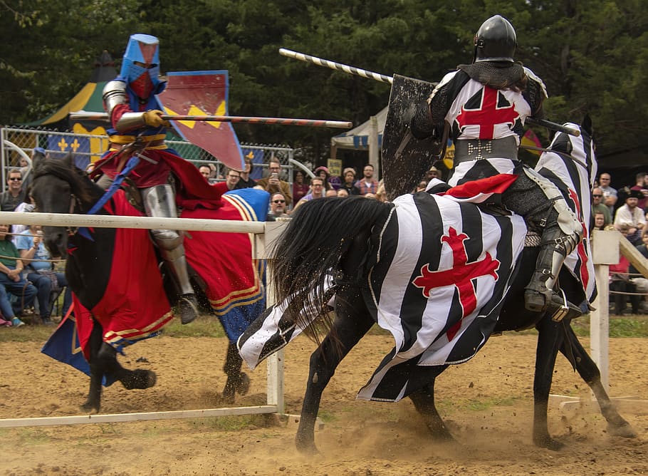 joust, jousting, combat, knight, armor, medieval, lance, armour, horses, fight