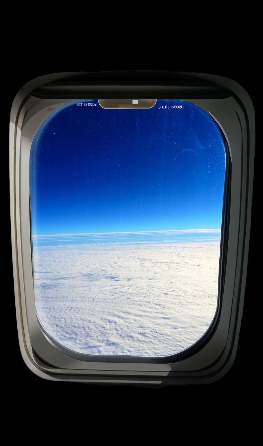 Sky, Window, Airplane, airplane window, sky window, space, day sky, globe, clouds, vehicle interior