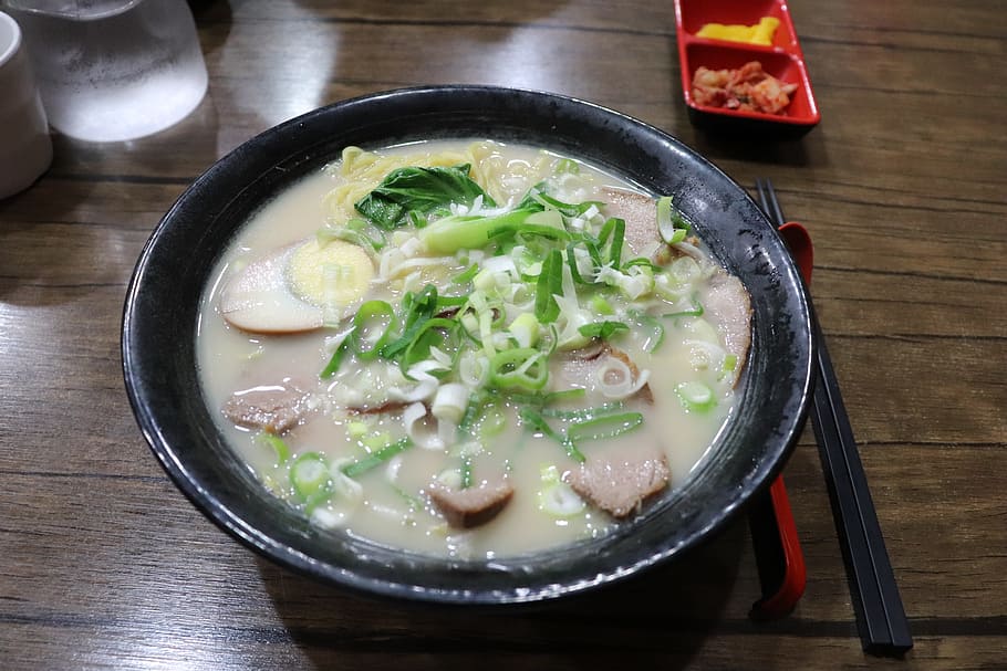 japanese ramen, japanese, if the, food and drink, food, table, healthy eating, bowl, soup, indoors