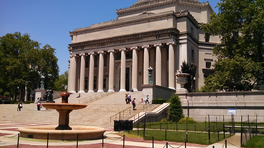 Columbia, universidad, arquitectura, edificio, estados unidos, educación, exterior, antiguo, campus, histórico