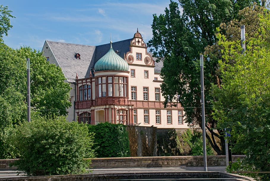 Castillo, Darmstadt Hesse, Alemania, Stadtschloss, casco antiguo, lugares de interés, edificio, historia, Europa, arquitectura