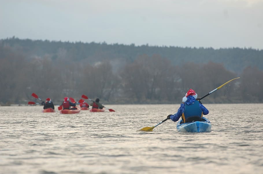 kayak, river, sport, water, rafting, tourism, paddle, holiday, oar, men