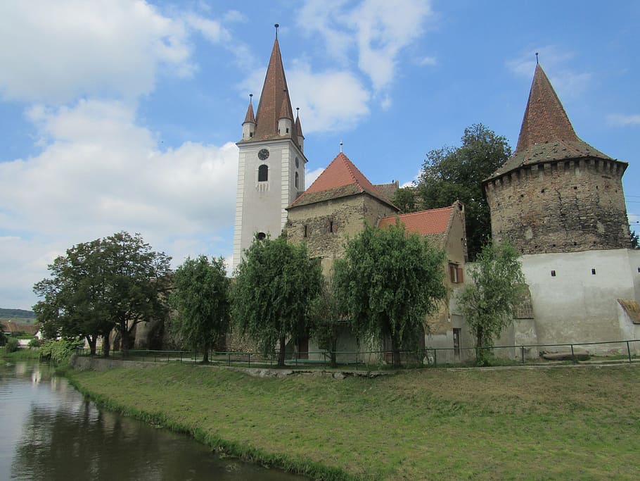 cristian, transylvania, romania, fortified church, church, architecture, europe, history, tower, famous Place