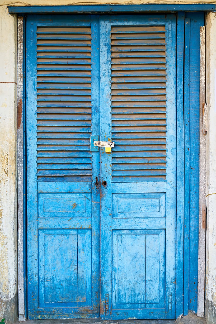 puerta de madera azul, azul, Daniel, madera, hogar, edificio, estructura, puerta azul, antiguo, hermosa