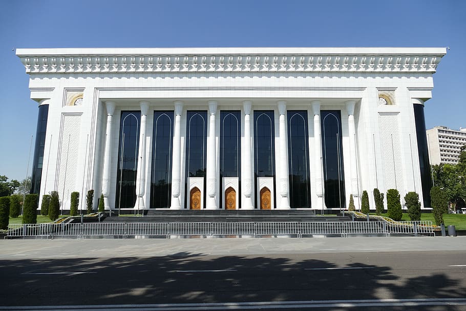 uzbekistan, tashkent, capital, central asia, silk road, architecture, hall, modern, congress, building
