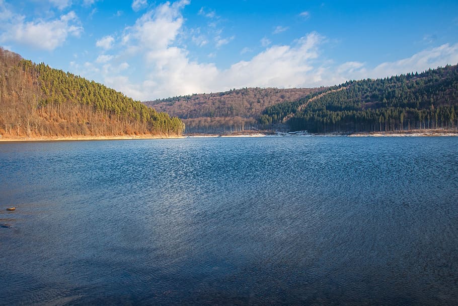 winter, lake, nature, water, transylvania, romania, scenics - nature, tranquil scene, tranquility, beauty in nature