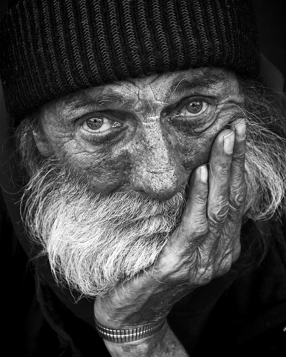 black, white, man, people, peoples, homeless, male, street, poverty, social