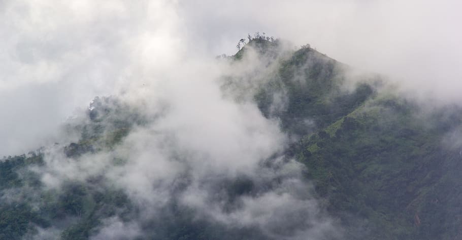 phu langka, nature, mountains, pha we, cloud - sky, fog, sky, mountain, environment, beauty in nature