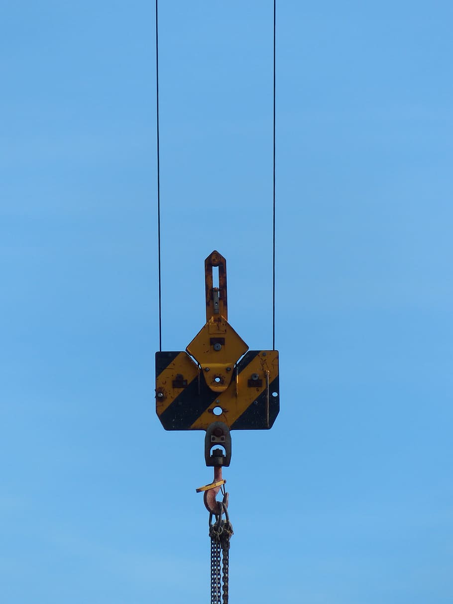 Cargo Transport, Hook, Hoist, Rope, Crane, hoist rope, last, crane - Construction Machinery, equipment, construction Industry