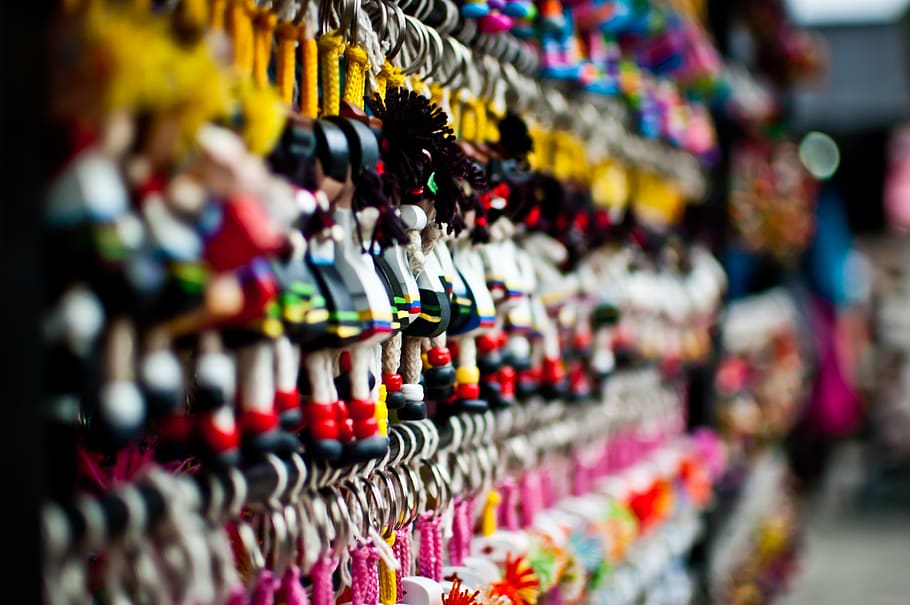 handicraft, thread, hand, twine, wooden, decoration, colorful, macro, choice, retail