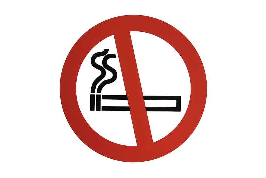 escudo, personagens, imagem, redondo, proibido, proibição, aviso, fumar, proibitivo, nota