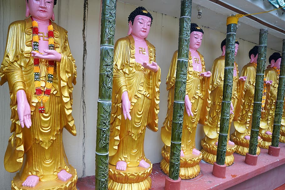buddha, religion, temple, culture, traditionally, statue, worship, golden, sculpture, spirituality