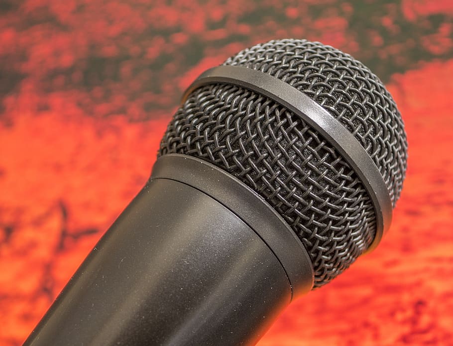 karaoke, audio, microphone, sound, voice, input device, technology, communication, close-up, noise