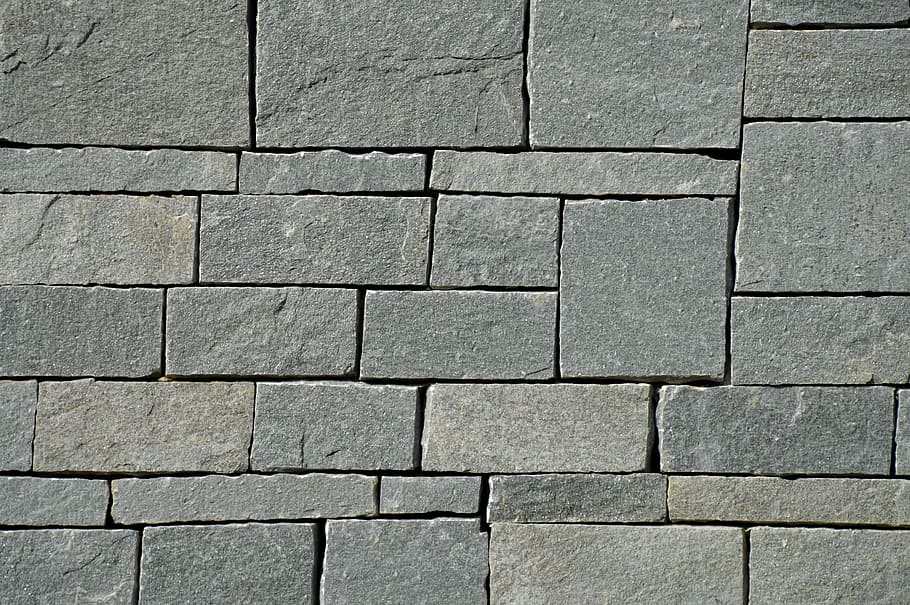 gray concrete bricks, Texture, Masonry, Bulwark, Wall, Stones, wall stones, tiles, tile, architecture