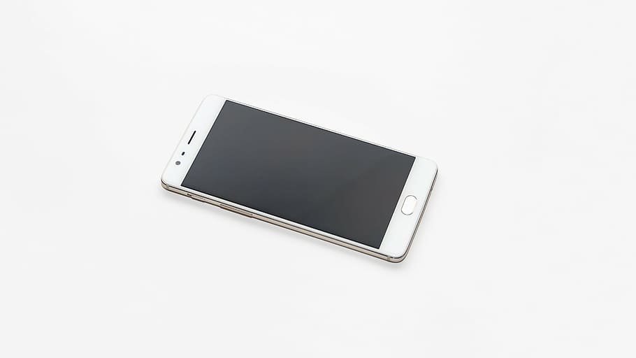 branco, Smartphone, Preto, tela, superfície, Oneplus, Android, Oneplus 3, telefone, exibição