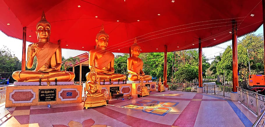 temple nophaket, bangkok pathum wan, thailand, religion, belief, place of worship, spirituality, sculpture, statue, architecture