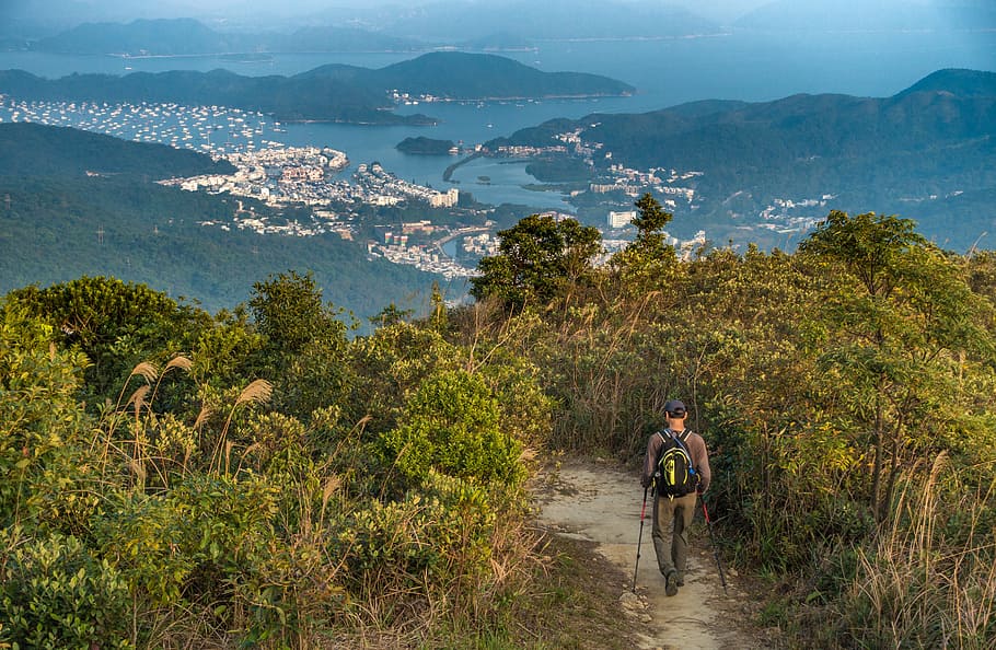 Hiking, Hong Kong, Trail, Hongkong, hong kong, trail, park, nature, hike, landscape, cycling