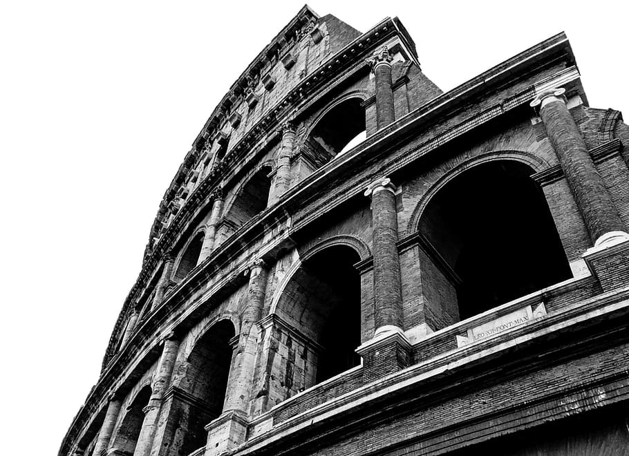 로마, 라치오, 이탈리아, 콜로세움, 원형 극장, 플라 비우스 원형 극장, 역사, 고대의, 위엄있는, 큰