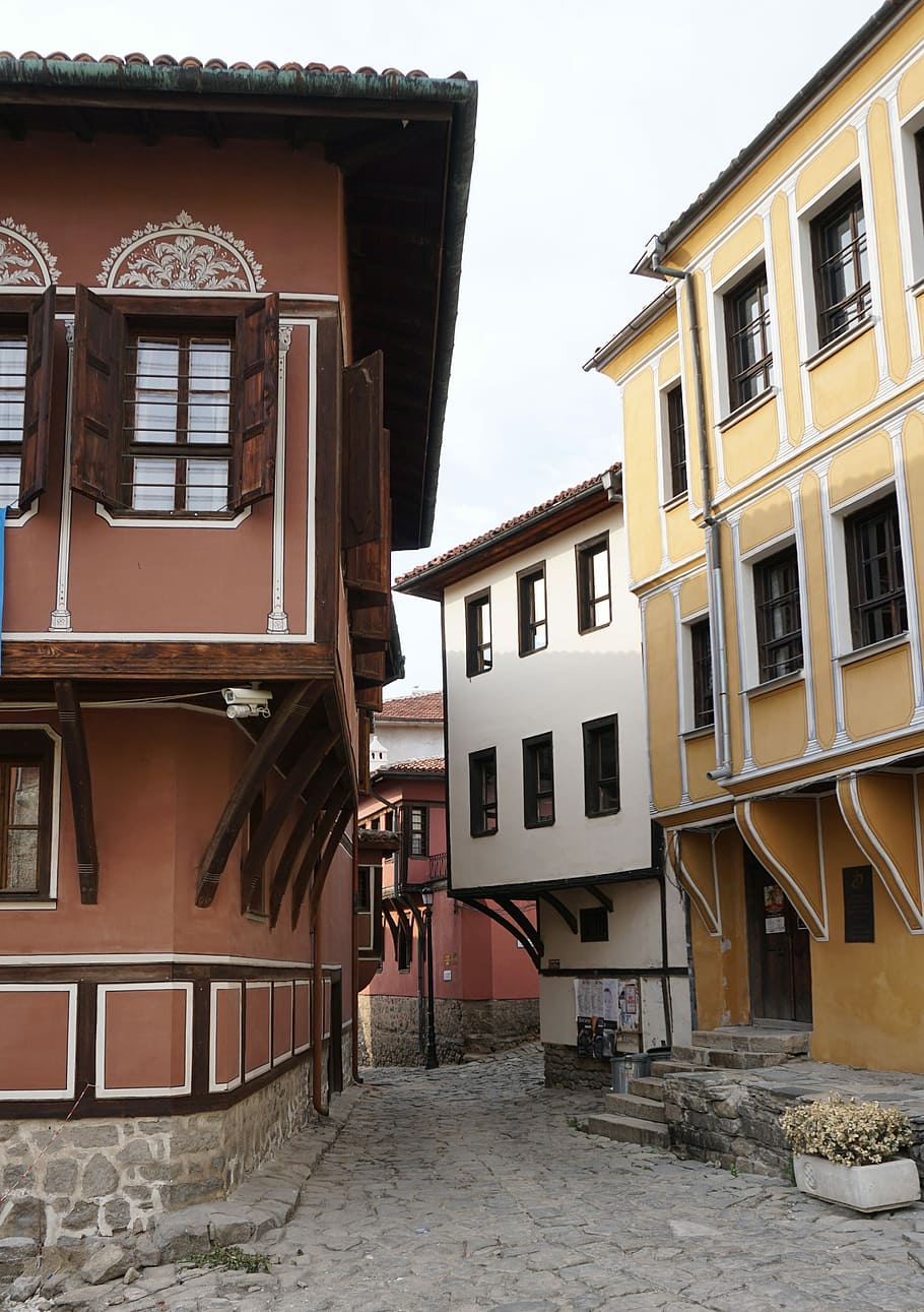 Old, Town, Plovdiv, Bulgaria, Europe, old, town, landmark, house, balabanova, european