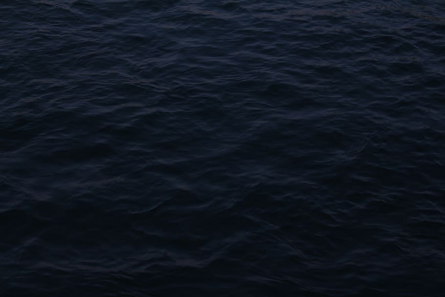 atmosférico, oscuro, negro, azul, agua, olas, fondo, textura, mínimo, minimalista