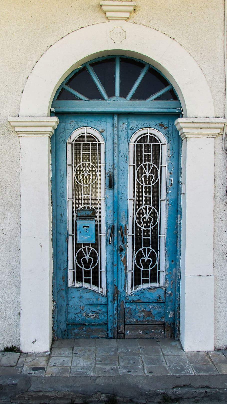 Cyprus, Larnaca, Town, Old House, entrance, neoclassic, architecture, door, old, window