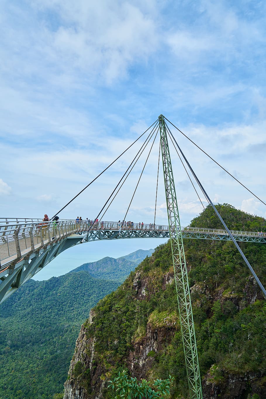 malaysia, bridge, ada, nature, high, travel, asian, architecture, contemporary, rope