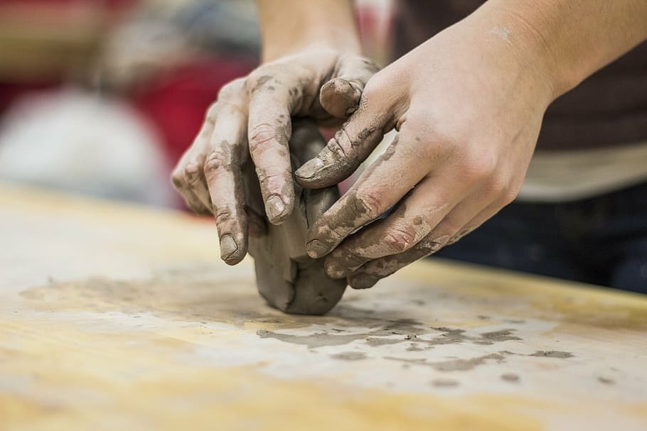 clay, hands, sculpting, art, human, hand, making, human Hand, dough, skill
