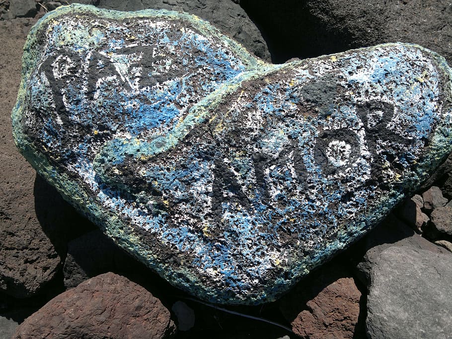 pedra, coração, amor, pedra - objeto, rocha - objeto, sólido, rocha, close-up, dia, natureza