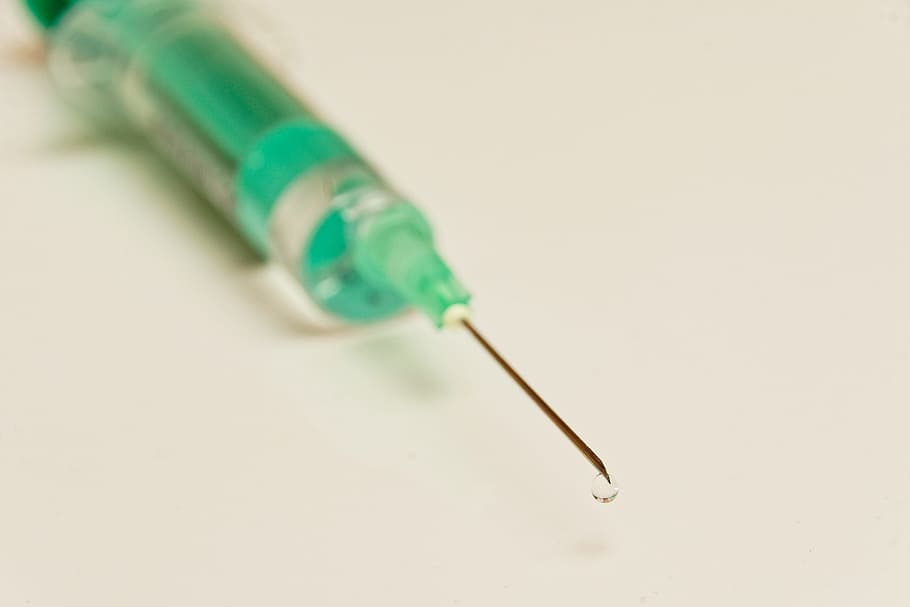 selective, focus photography, green, syringe, Disposable Syringe, Needle, doctor, bless you, medical, drip