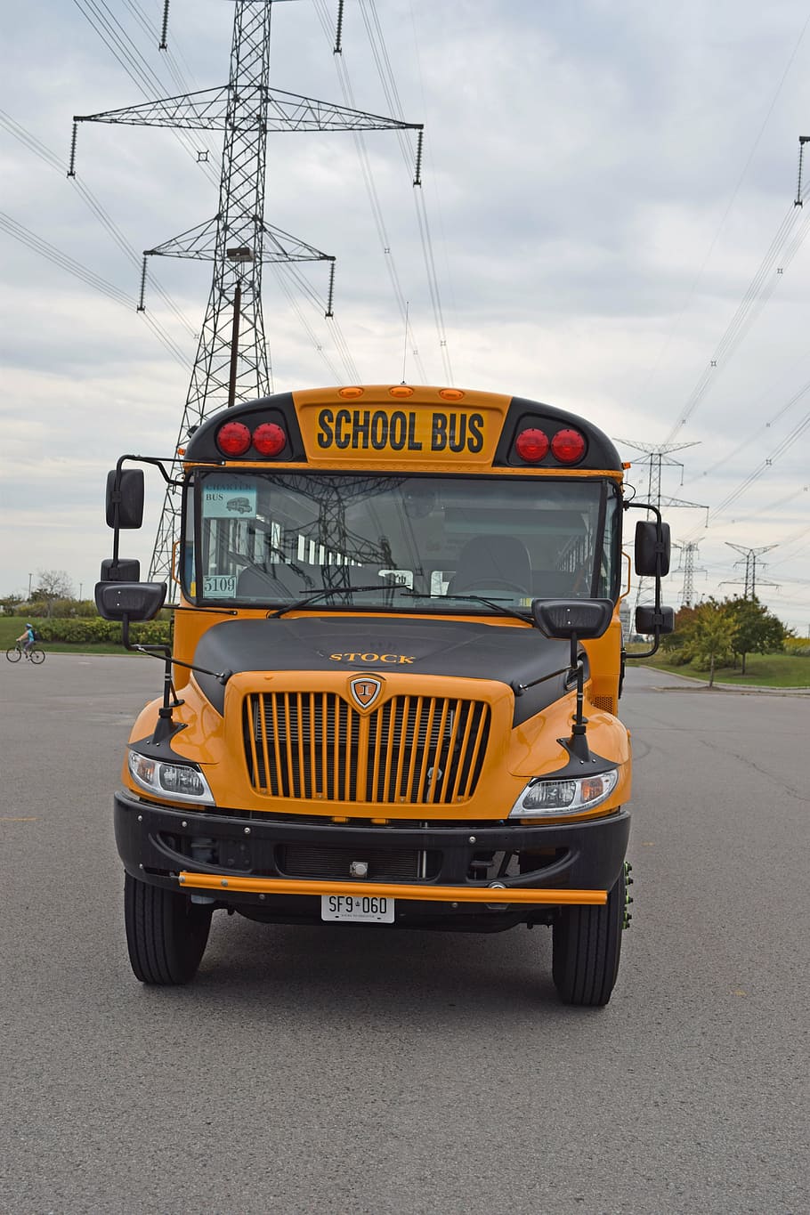 school bus, front, school, bus, transportation, education, transport, vehicle, public, schoolbus
