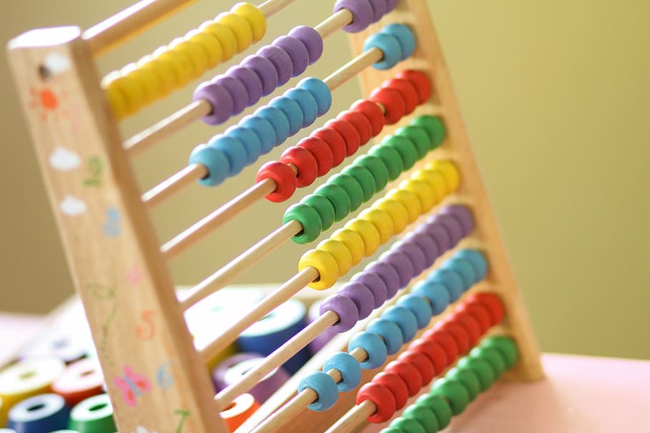 multicolored abacus, abacus, calculus, classroom, count, counter, kids, math, mathematic, multi colored