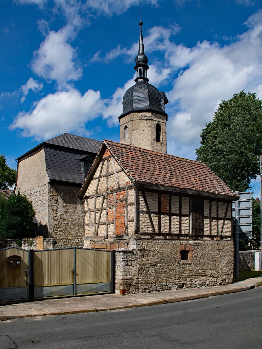Nativity Village, Jena, Natividad, Village, Turingia, Alemania, edificio antiguo, lugares de interés, cultura, edificio