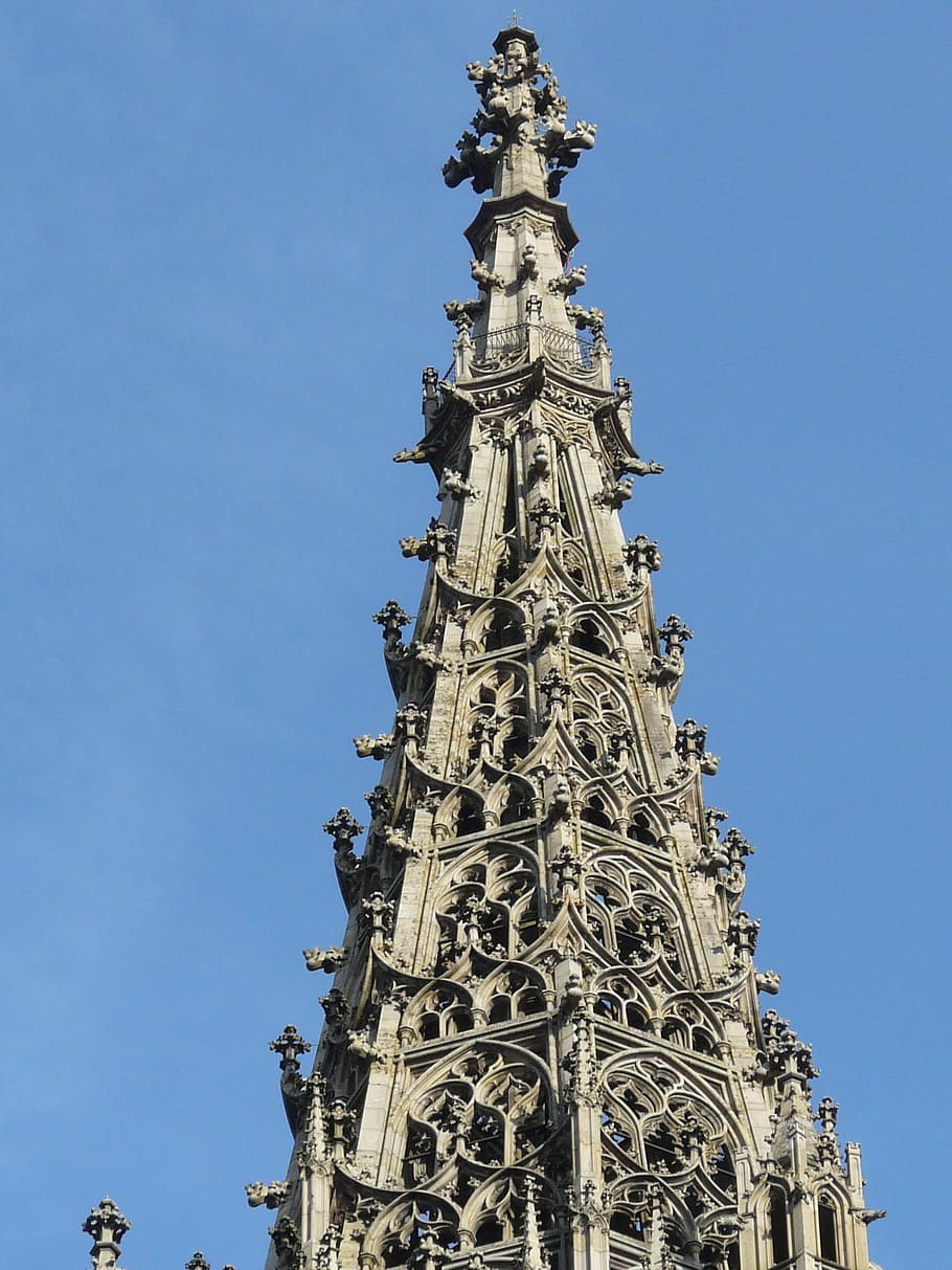 münster, ulm cathedral, dom, building, high, art, tower, steeple, church, ulm